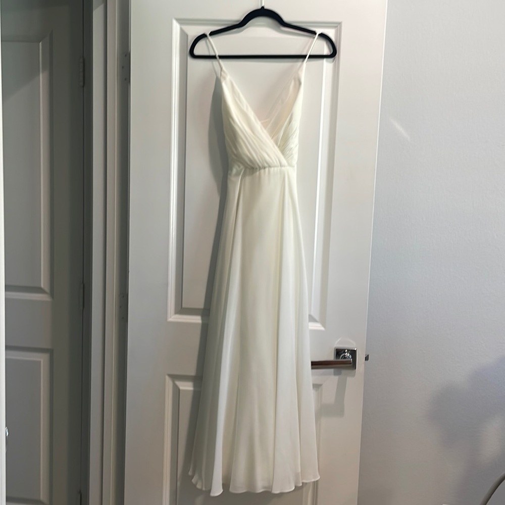 White bridesmaids dress